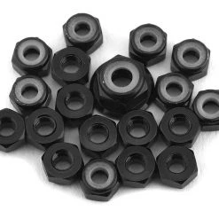 175RC TLR 22 5.0 Aluminum Nut Set (Black) (19)