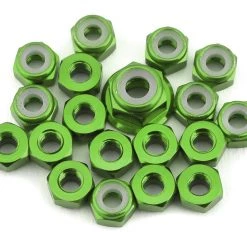 175RC TLR 22 5.0 Aluminum Nut Sets (Green) (19)