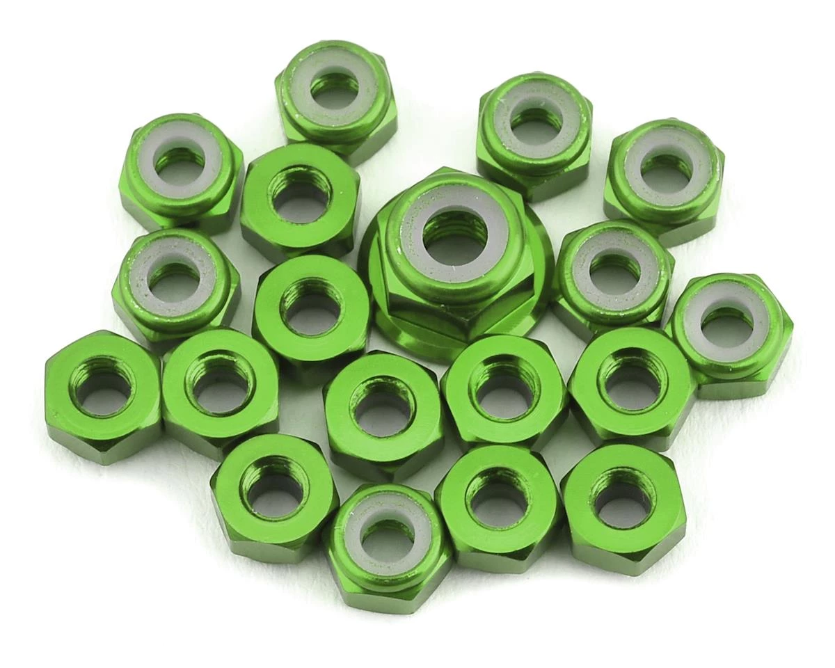175RC TLR 22 5.0 Aluminum Nut Sets (Green) (19) 3 175RC TLR 22 5.0 Aluminum Nut Sets (Green) (19)