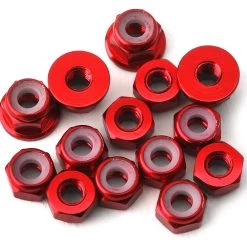 175RC RC10B74 Aluminum Nut Kit (Red) (14)
