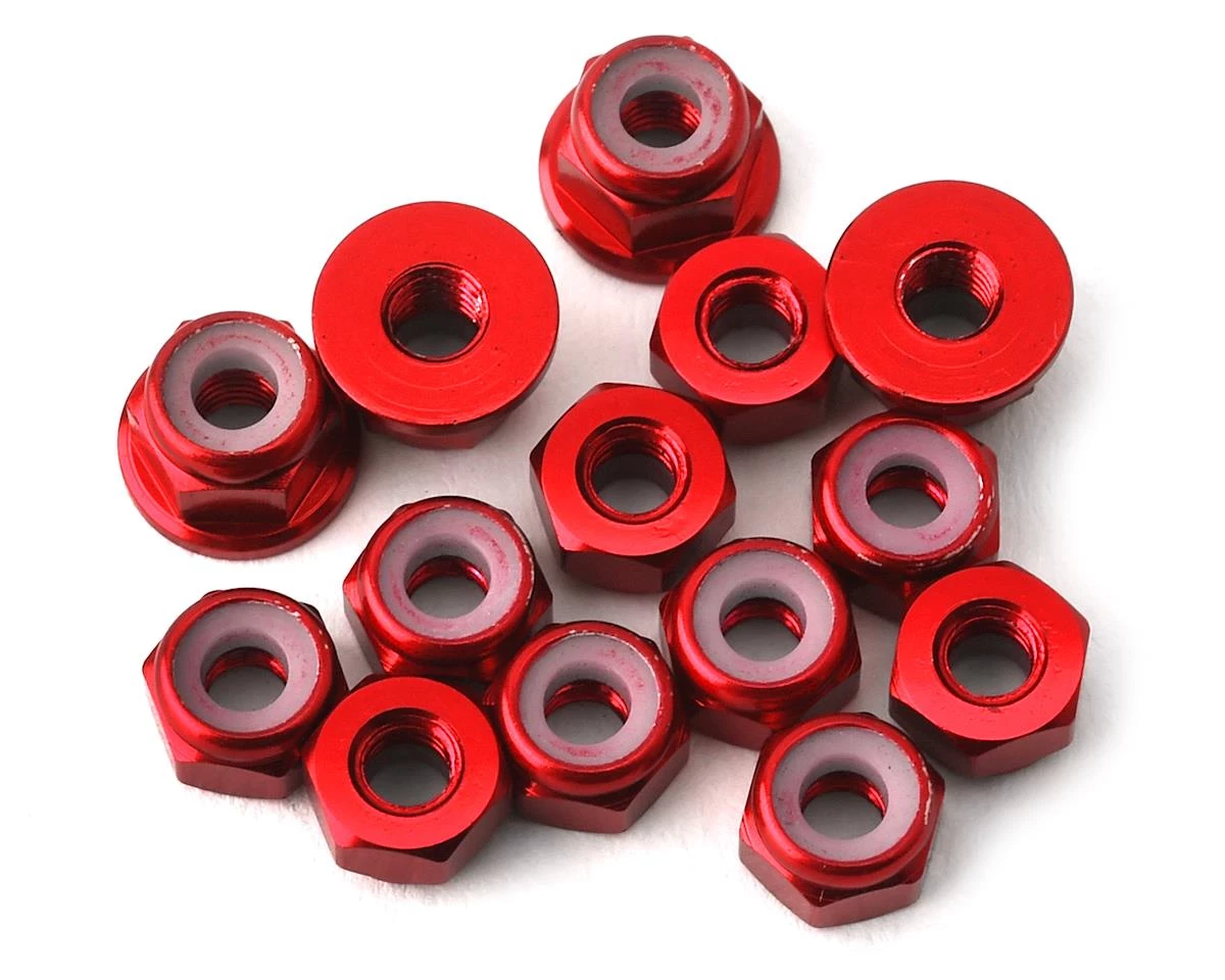 175RC RC10B74 Aluminum Nut Kit (Red) (14) 3 175RC RC10B74 Aluminum Nut Kit (Red) (14)