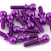 175RC Associated B6.2/T6.2/SC6.2/DR10 Titanium Ball Stud Kit (Purple) (12) -175RC Sales 2022 175 18037