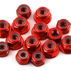 175RC Associated B6.3 Aluminum Nut Kit (Red)