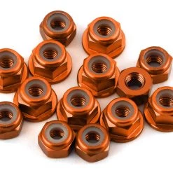 175RC Associated B6.3 Aluminum Nut Kit (Orange)