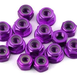 175RC Associated B6.3 Aluminum Nut Kit (Purple)