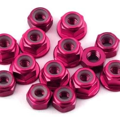 175RC Associated B6.3 Aluminum Nut Kit (Pink)