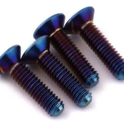 175RC DR10 G5 Titanium Differential Screws (Burnt Blue) (4)