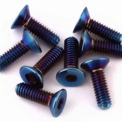 175RC B74 G5 Titanium Differential Screws (Burnt Blue) (8)