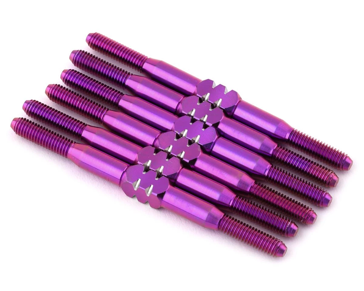 175RC Associated SR10 Titanium Turnbuckle Set (Purple) (6) 3 175RC Associated SR10 Titanium Turnbuckle Set (Purple) (6)