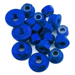175RC Associated B6.4/B6.4D Aluminum Nut Kit (Blue) (17)