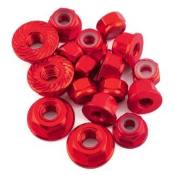 175RC Associated B6.4/B6.4D Aluminum Nut Kit (Red) (17)