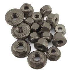175RC Associated B6.4/B6.4D Aluminum Nut Kit (Grey) (17)