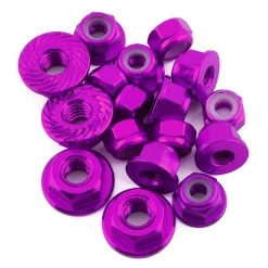 175RC Associated B6.4/B6.4D Aluminum Nut Kit (Purple) (17)