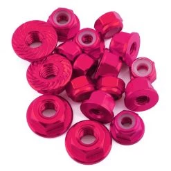 175RC Associated B6.4/B6.4D Aluminum Nut Kit (Pink) (17)