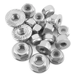 175RC Associated B6.4/B6.4D Aluminum Nut Kit (Natural) (17)