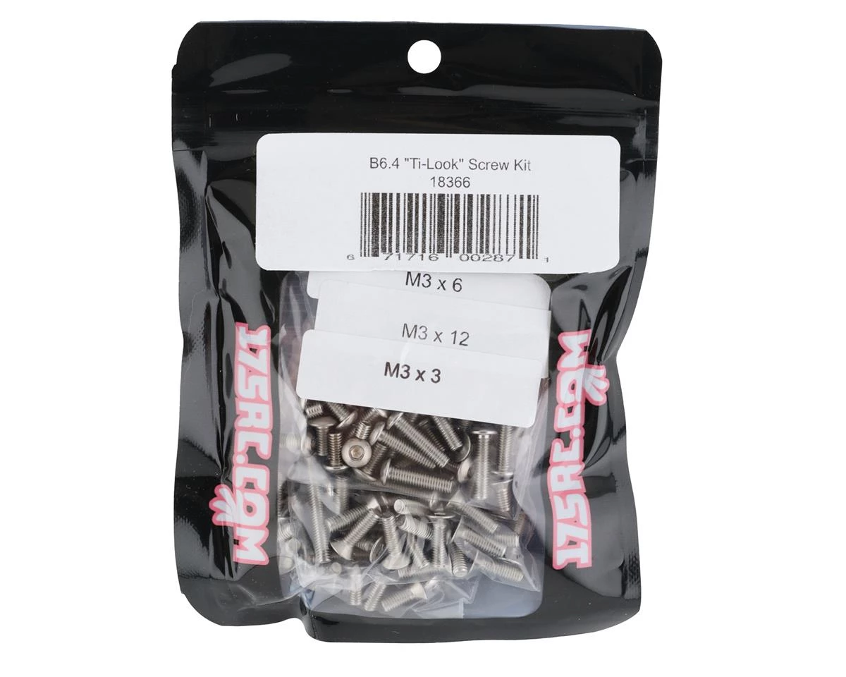 175RC Associated B6.4/B6.4D "Ti-Look" Screw Kit 4 175RC Associated B6.4/B6.4D "Ti-Look" Screw Kit - Image 2