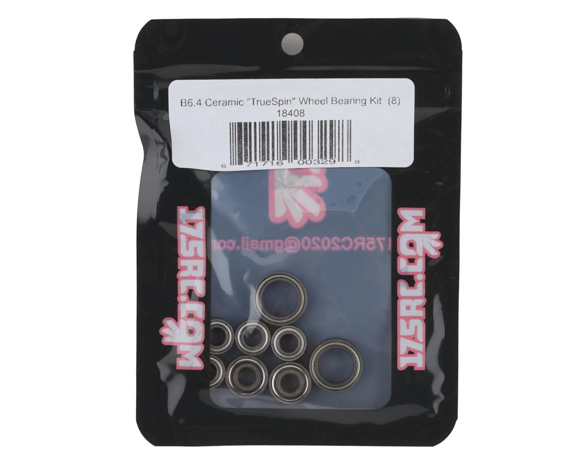 175RC RC10 B6.4/B6.4D Ceramic "TrueSpin" Wheel Bearing Kit (8) 2 175RC RC10 B6.4/B6.4D Ceramic "TrueSpin" Wheel Bearing Kit (8)