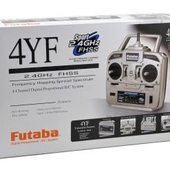 Futaba 4YF 2.4GHz FHSS 4 Channel Radio System (Airplane) w/R2004GF Receiver -175RC Sales 2022 fut01004361 3 3