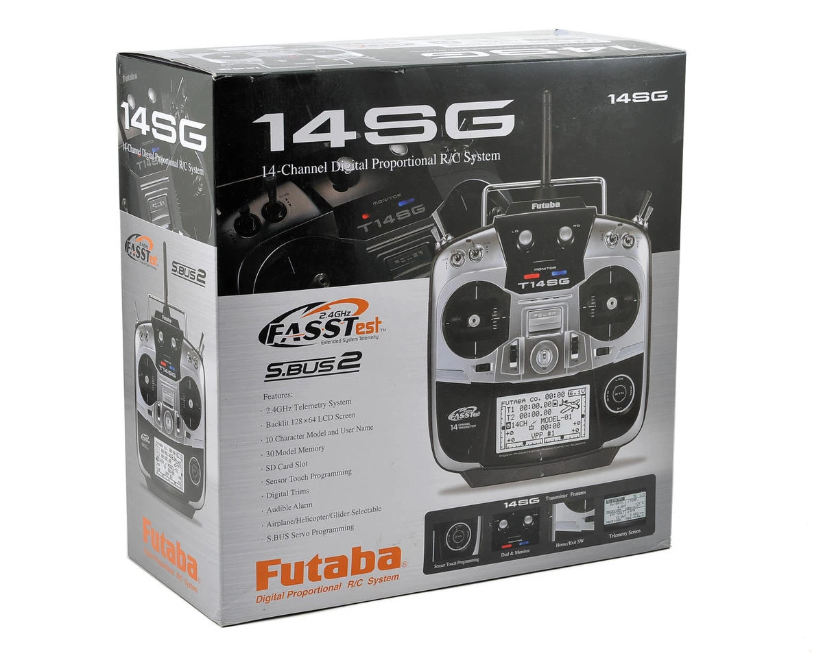 Futaba 14SG 2.4GHz FASSTest Radio System (Heli) w/R7008SB Receiver 6 Futaba 14SG 2.4GHz FASSTest Radio System (Heli) w/R7008SB Receiver - Image 4