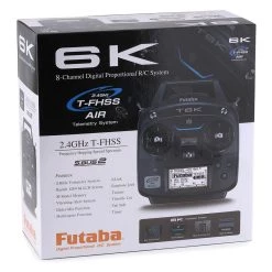 Futaba 6K 2.4GHz S FHSS/T-FHSS Radio System (Airplane) w/R3008SB Receiver -175RC Sales 2022 fut01004403 3 2