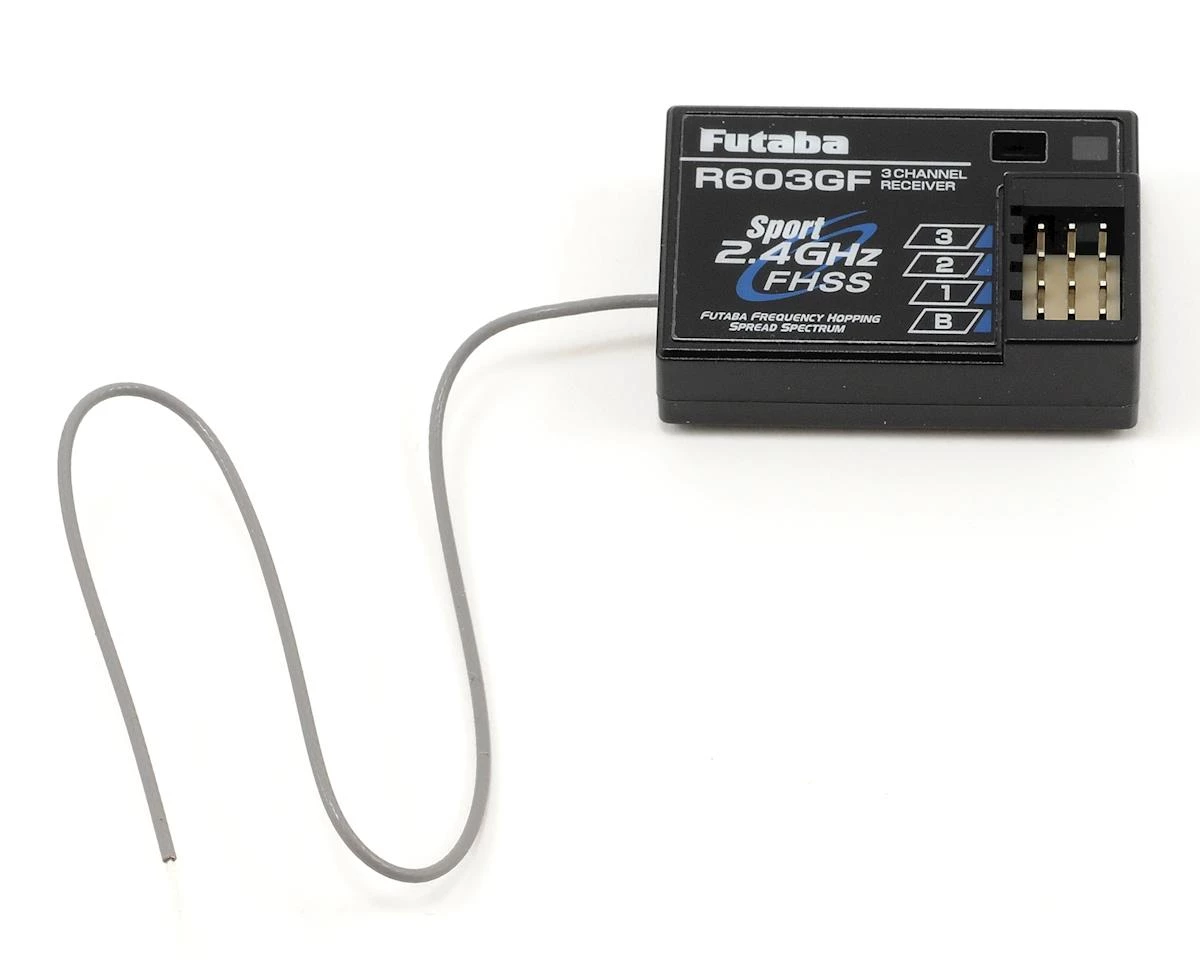 Futaba R603GF FHSS 3 Channel 2.4GHz Sport Receiver 3 Futaba R603GF FHSS 3 Channel 2.4GHz Sport Receiver