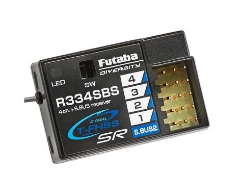 Futaba R334SBS TFHSS SR S.Bus2 HV 4-Channel 2.4GHz Receiver 3 Futaba R334SBS TFHSS SR S.Bus2 HV 4-Channel 2.4GHz Receiver