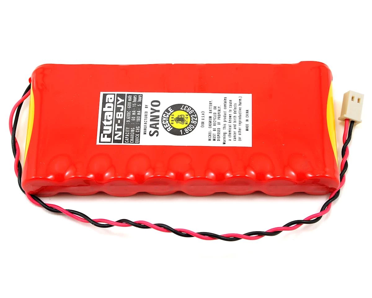 Futaba NiCd Transmitter Battery (9.6V/600mAh) (3PJ) 3 Futaba NiCd Transmitter Battery (9.6V/600mAh) (3PJ)